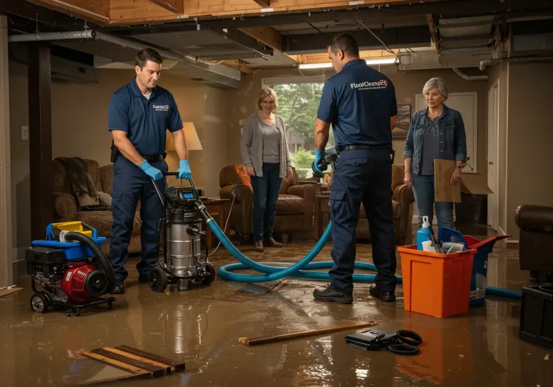 Basement Water Extraction and Removal Techniques process in Rome City, IN